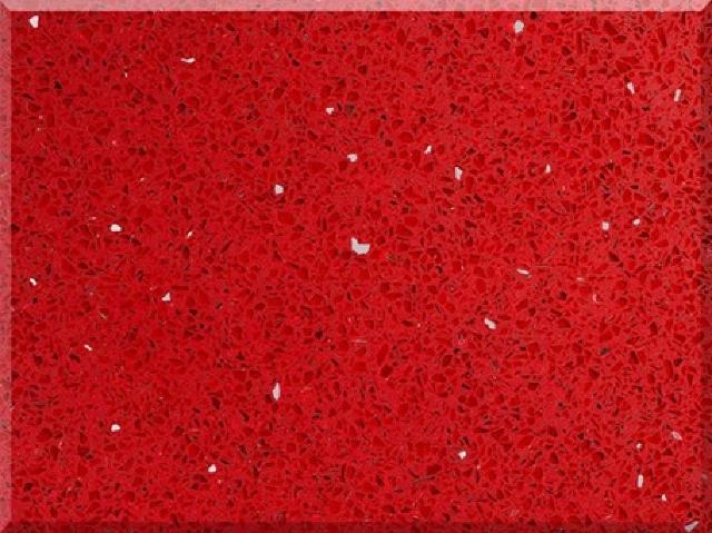 Sparkling Red Quartz Kitchen | Bathroom Countertop TC Discount Granite