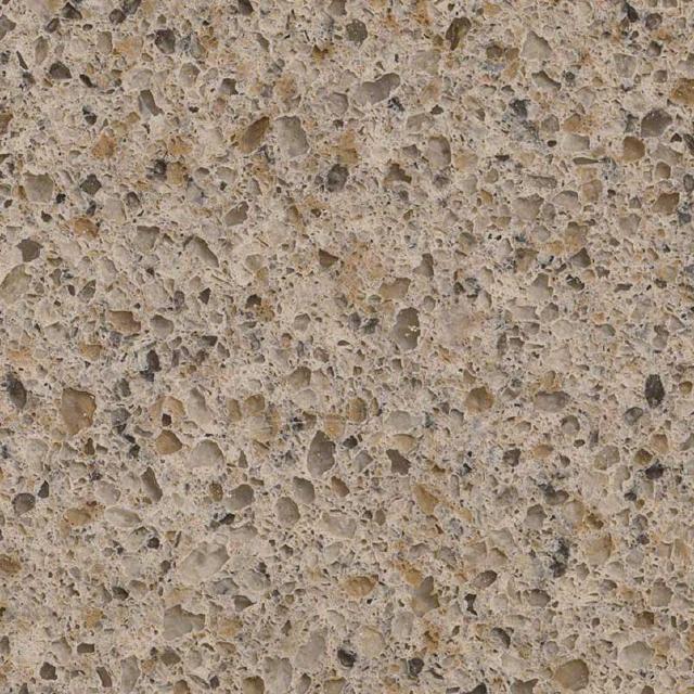 Toasted Almond Quartz Kitchen and Bathroom Countertops by TC Discount Granite