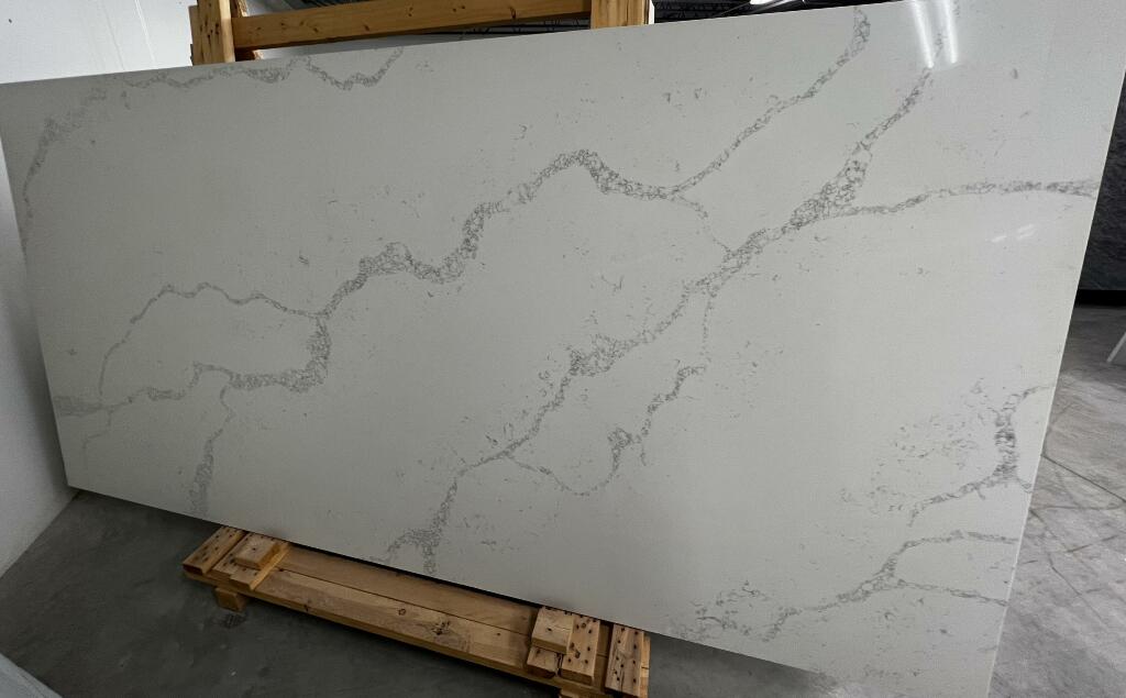 Calcutta Rio Quartz Countertop by Twin Cities Discount Granite